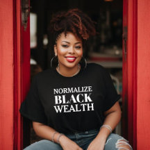 Normalise Black Wealth T-Shirt For Women