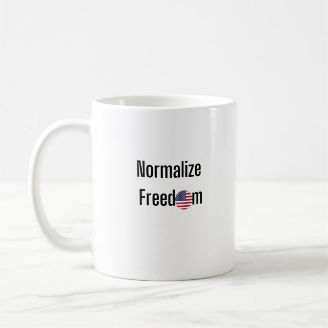 Normalise Freedom Coffee Mug (Left)