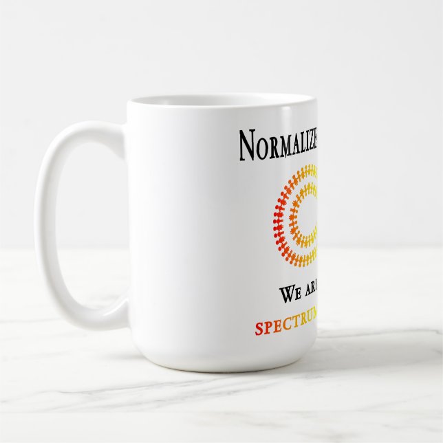 Normalise Neurodiversity Coffee Mug (Left)