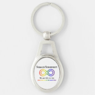 Normalise Neurodiversity Key Ring