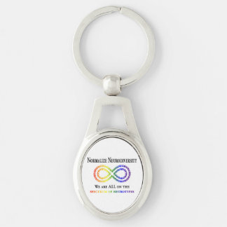 Normalise Neurodiversity Key Ring