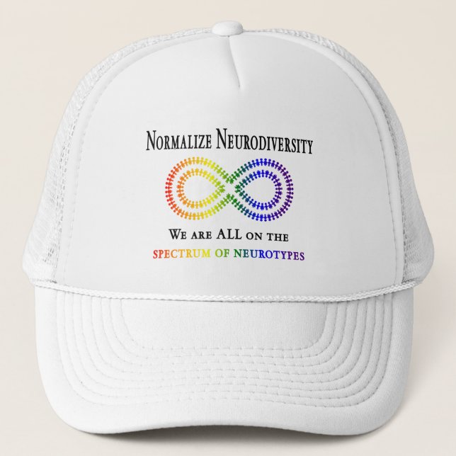 Normalise Neurodiversity Trucker Hat (Front)