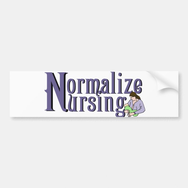 Normalise Nursing Bumper Sticker (Front)
