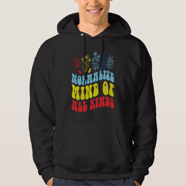 Normalized Minds Of All Kind Autism Awareness Mont Hoodie (Front)