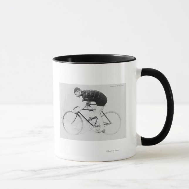 Norman Anderson Side View of Racing Bicycle Mug (Right)