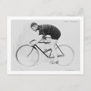 Norman Anderson Side View of Racing Bicycle Postcard