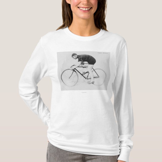 Norman Anderson Side View of Racing Bicycle T-Shirt (Front)