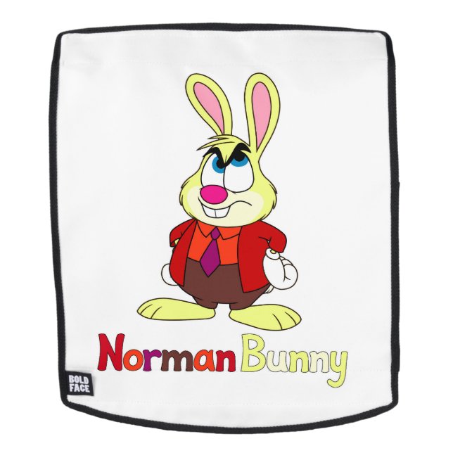 Norman Bunny Backpack (Removable Face)