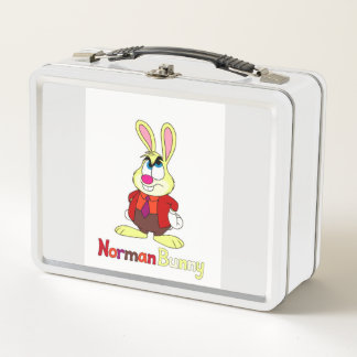 Norman Bunny  Metal Lunch Box