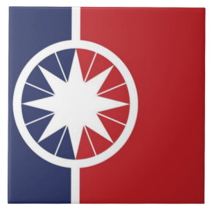 Norman city flag tile