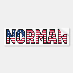Norman Name Vorname USA Aufkleber Sticker Auto