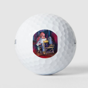 Norman prefers to draw in his Sleep Golf Balls
