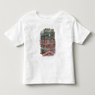 Norman soldiers crossing the English channel Toddler T-Shirt