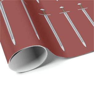 Norman Sword Wrapping Paper