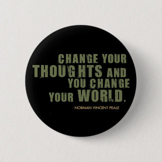 Norman Vincent Peale Quote 6 Cm Round Badge