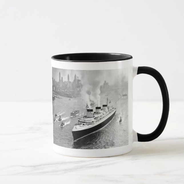 Normandie and Tugs Mug (Right)