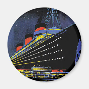 Normandie at Night Magnet