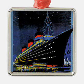 Normandie at Night Metal Tree Decoration