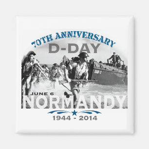 Normandy 70th D-Day Anniversary Magnet