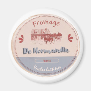 Normandy cheese magnet