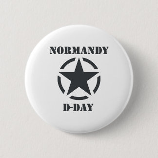 Normandy D-Day 6 Cm Round Badge