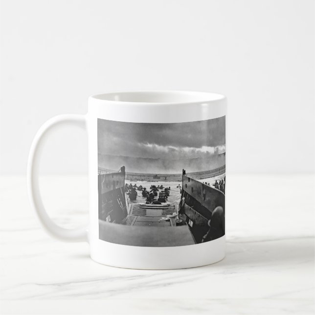 Normandy Invasion at D-Day - 1944 Coffee Mug (Left)