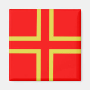 Normandy Magnet - Flag of Saint Olaf