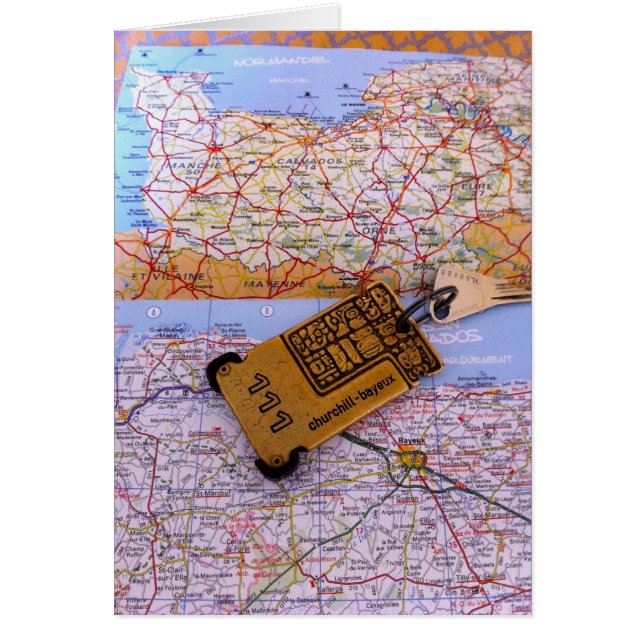 Normandy Map (Front)