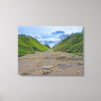 Normandy Road Canvas Print
