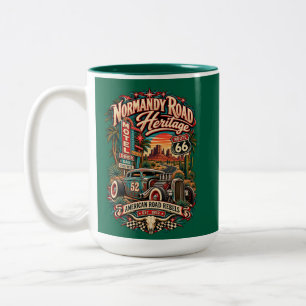 Normandy Road Heritage Mug Green - American Road R