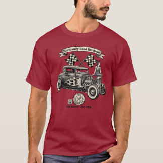 Normandy Road Heritage Old School Hot Rod 1954 T-S T-Shirt