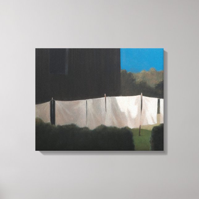 Norma's washing 2012 canvas print (Front)