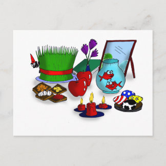Norooz Cartoon Postcard