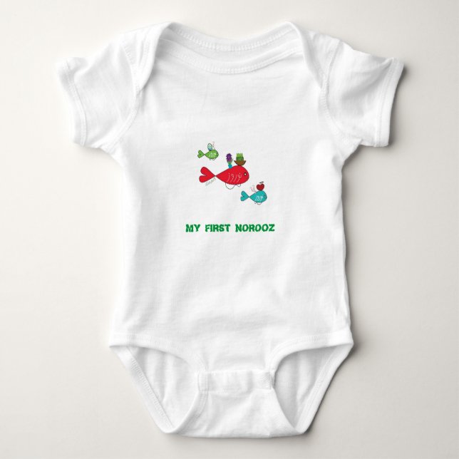 Norooz T-Shirt - Norouz - Noruz - Farsi fonts - Baby Bodysuit (Front)