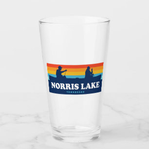 Norris Lake Tennessee Canoe Glass