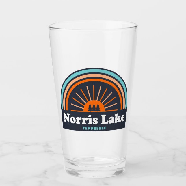 Norris Lake Tennessee Rainbow Glass (Front)