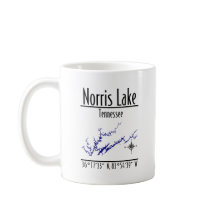 Norris Lake Tennessee Shoreline Map Coordinates