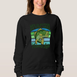 Norris Lake Tn At The Lake Bass Fishing Sweatshirt