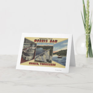 Norris, Tennessee - Greetings From Norris Dam Card