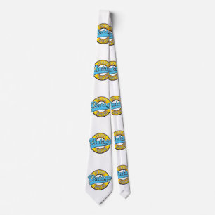 Norrland Sweden vintage style logo Button Tie