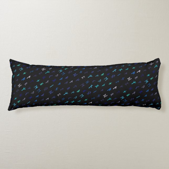 Norse At Night Body Pilllow Cushion (Front)
