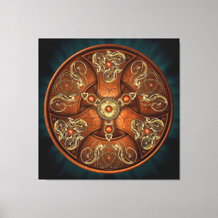 Norse Chieftain's Shield Canvas Print