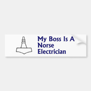 Norse Electrician Bumper Sticker