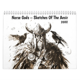 Norse Gods – Sketches Of The Aesir Calendar