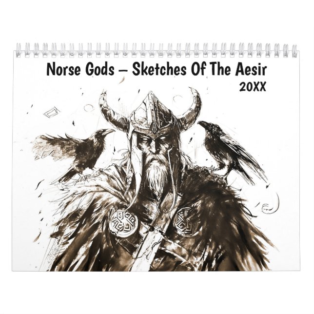 Norse Gods – Sketches Of The Aesir Calendar (Cover)