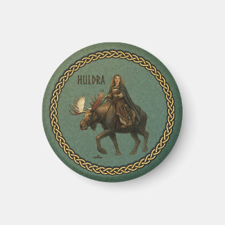 Norse Huldra Forest Woman Magnet