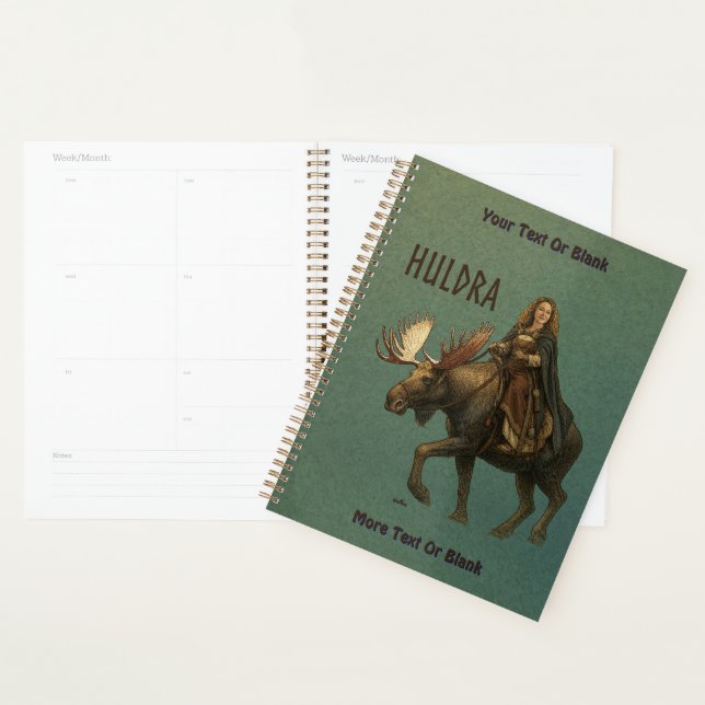 Norse Huldra Forest Woman Planner (Display)