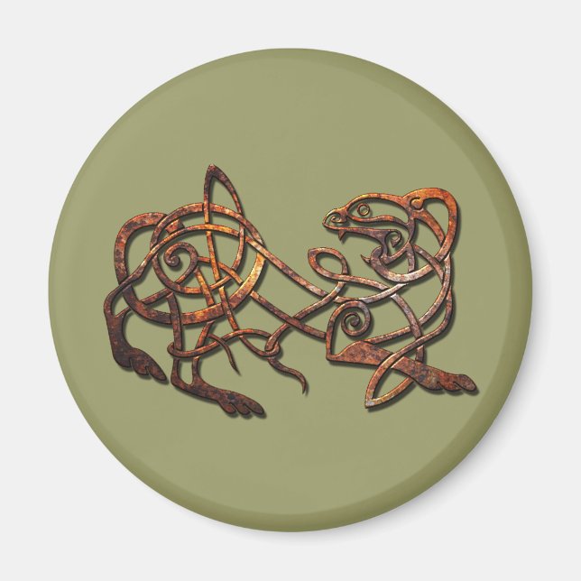 Norse Lion Magnet (Front)