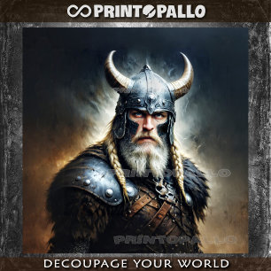 Norse Myth: Odin, the god of War and Death Tissue Paper