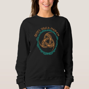 Norse Mythology Odin's Shield Maiden Gjallarhorn V Sweatshirt